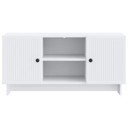 Meuble TV 102 x 34,5 x 50 cm Blanc Bois d'ingénierie 622701622701