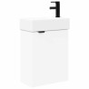 Meuble de salle de bain avec robinet Blanc 45,5 x 22,5 x 84 cm 622704622704