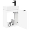 Meuble de salle de bain avec robinet Blanc 45,5 x 22,5 x 84 cm 622704622704
