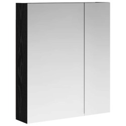 Armoire Miroir de Salle de Bain Chêne noir 60 x 14,5 x 70 cm 622708622708