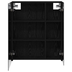 Armoire Miroir de Salle de Bain Chêne noir 60 x 14,5 x 70 cm 622708622708