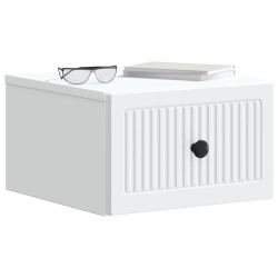 Cabinet de chevet mural 2 pcs Blanc 33 x 34,5 x 20 cm 622713622713