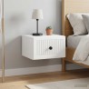 Cabinet de chevet mural 2 pcs Blanc 33 x 34,5 x 20 cm 622713622713