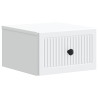 Cabinet de chevet mural 2 pcs Blanc 33 x 34,5 x 20 cm 622713622713