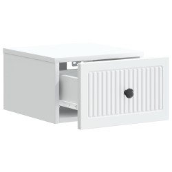 Cabinet de chevet mural 2 pcs Blanc 33 x 34,5 x 20 cm 622713622713