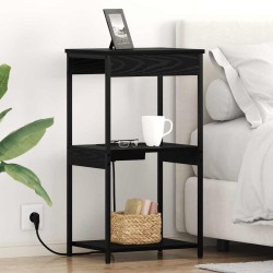 Cabinet de chevet Chêne noir 41 x 31 x 76 cm Bois d'ingénierie 622715622715