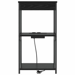 Cabinet de chevet Chêne noir 41 x 31 x 76 cm Bois d'ingénierie 622715622715
