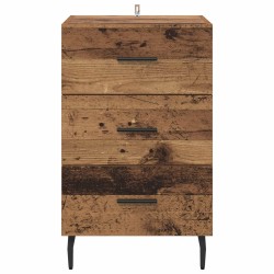 Cabinet de chevet Bois ancien 40 x 40 x 66 cm Bois d'ingénierie 622716622716