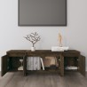 Meuble TV chêne fumé 120x30x40,5 cm bois d'ingénierie 622718622718