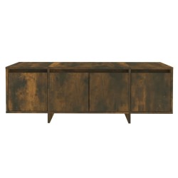 Meuble TV chêne fumé 120x30x40,5 cm bois d'ingénierie 622718622718