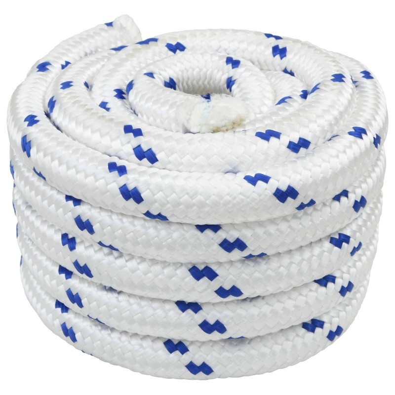 Corde de bateau 50 m 3 Blanc et bleu PP 622722622722