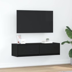 Meuble TV Chêne noir 100 x 31 x 25,5 cm Bois d'ingénierie 622723622723