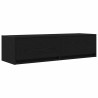 Meuble TV Chêne noir 100 x 31 x 25,5 cm Bois d'ingénierie 622723622723