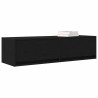 Meuble TV Chêne noir 100 x 31 x 25,5 cm Bois d'ingénierie 622723622723