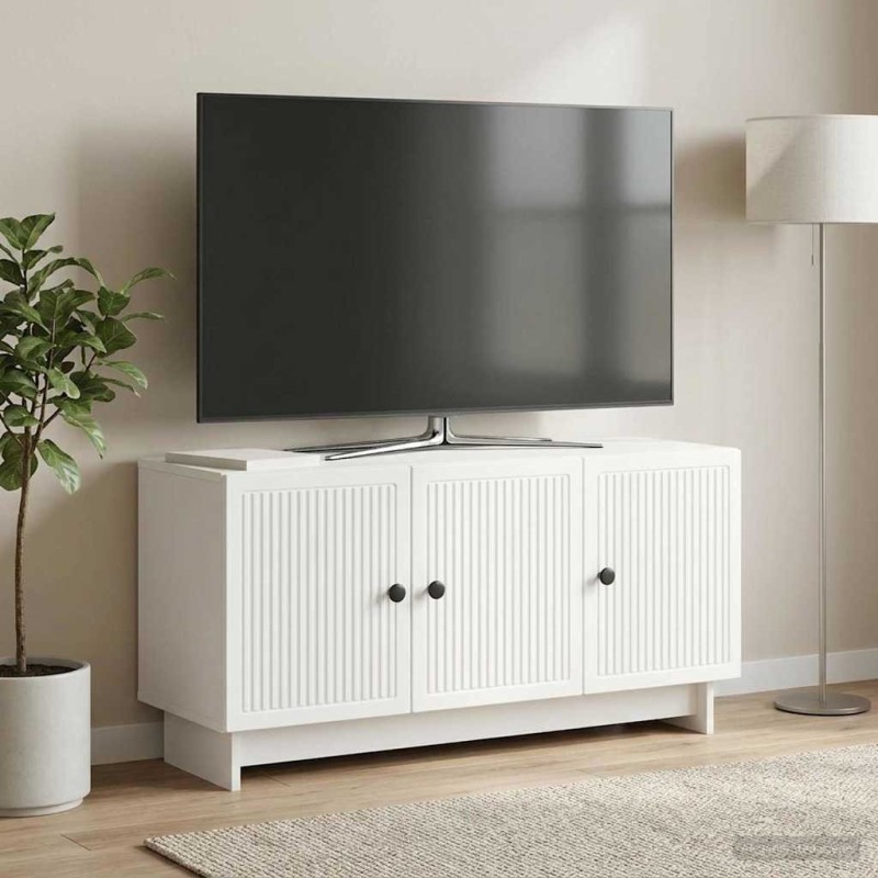 Meuble TV Blanc 99 x 34,5 x 50 cm Bois d'ingénierie 622726622726