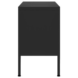 Meuble TV Noir 105x35x50 cm Acier 622729622729