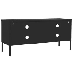 Meuble TV Noir 105x35x50 cm Acier 622729622729