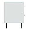 Cabinet de chevet Blanc 62 x 34,5 x 47,5 cm Bois d'ingénierie 622737622737