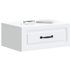 Cabinet de chevet mural 2 pcs Blanc 49 x 34,5 x 20 cm 622738622738