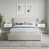 Cabinet de chevet mural 2 pcs Blanc 49 x 34,5 x 20 cm 622738622738