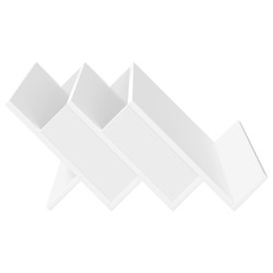 Étagère à magazines Blanc 65 x 53 x 28,5 cm Bois d'ingénierie 622740622740