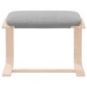 Repose-pied Gris clair 51x41x40 cm Tissu 622745622745