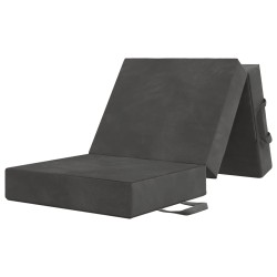 Canapé-lit pliable 90 x 63 x 45 cm Gris foncé 622754622754