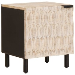 Cabinet de chevet 2 pcs Blanc 40 x 33 x 46 cm 622757622757