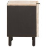 Cabinet de chevet 2 pcs Blanc 40 x 33 x 46 cm 622757622757