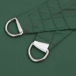 Voile d'ombrage vert foncé 2x2x2 m 100% polyester Oxford 622758622758