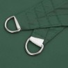 Voile d'ombrage vert foncé 2x2x2 m 100% polyester Oxford 622758622758