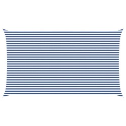 Voile d'ombre Bleu et Blanc 7 x 4 m 100 % polyester Oxford 622759622759