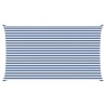 Voile d'ombre Bleu et Blanc 7 x 4 m 100 % polyester Oxford 622759622759