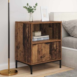 Cabinet de chevet avec tiroir 2 pcs Bois ancien 49 x 36 x 61 cm 622760622760