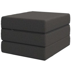 Canapé-lit pliable 75 x 67 x 45 cm Gris foncé 622761622761