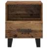 Cabinet de chevet avec tiroir Bois ancien 40 x 35 x 47,5 cm 622762622762