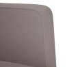 Canapé deux places taupe 111 cm en tissu 622763622763