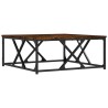 Table basse chêne fumé 70x70x30 cm bois d'ingénierie 622764622764