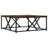 Table basse chêne fumé 70x70x30 cm bois d'ingénierie 622764622764