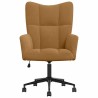 Chaise de relaxation Marron Velours 622767622767