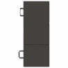 Canapé-lit pliable 90 x 63 x 45 cm Gris foncé 622773622773