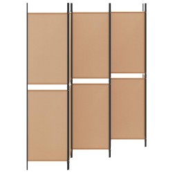 Paravent à 6 panneaux Beige 300 x 200 cm Tissu 622774622774