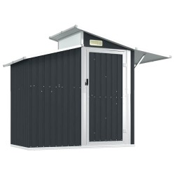 Abri de jardin Anthracite 270x130x208,5 cm Acier galvanisé 622779622779