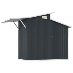 Abri de jardin Anthracite 270x130x208,5 cm Acier galvanisé 622779622779