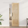 Porte coulissante Naturel et Blanc 61 x 198,5 cm 622780622780