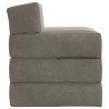 Canapé-lit pliable Gris clair 200 x 70 x 15 cm Velours 622781622781