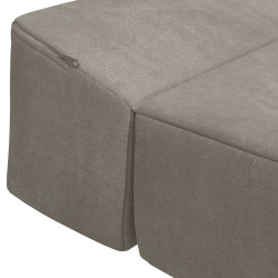 Canapé-lit pliable Gris clair 200 x 70 x 15 cm Velours 622781622781