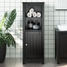 Armoire de salle de bain BERG noir 40x34x110 cm pin massif 622782622782