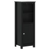 Armoire de salle de bain BERG noir 40x34x110 cm pin massif 622782622782