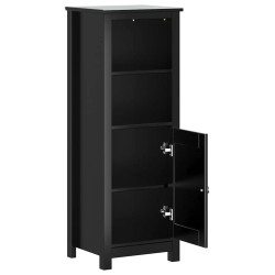 Armoire de salle de bain BERG noir 40x34x110 cm pin massif 622782622782